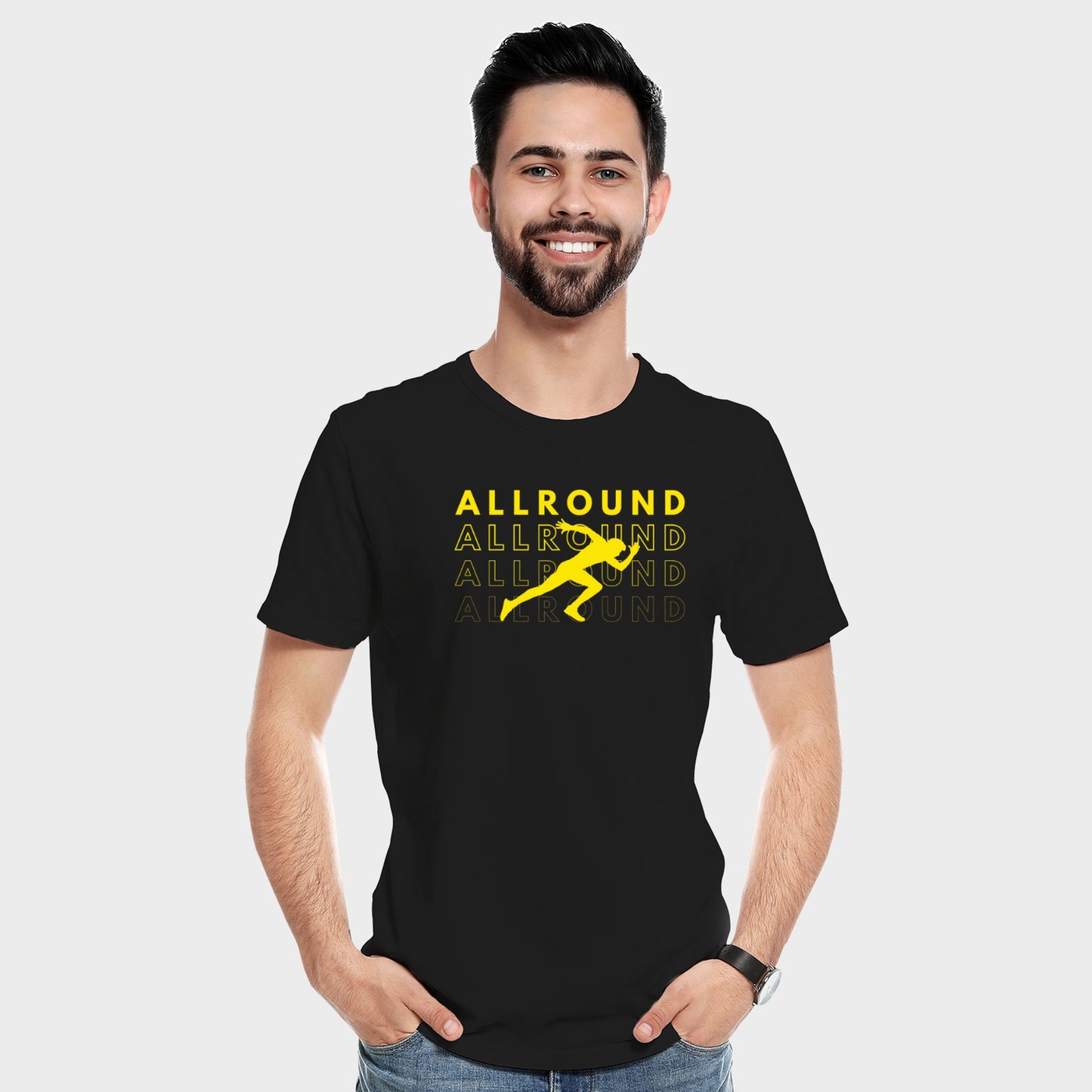 Allround Fade (Black & Yellow )