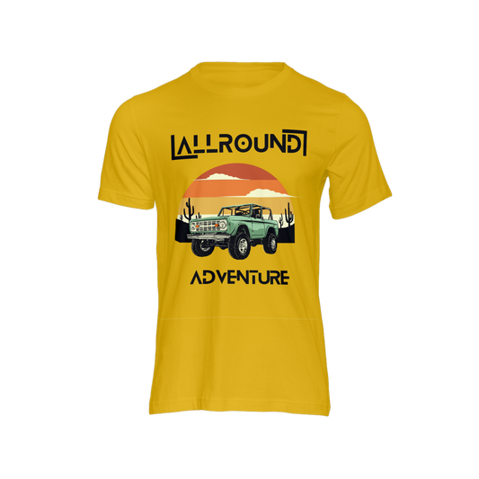 Allround Adventure Unisex Tshirt (Mustard Yellow )